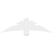 Ekena Millwork Alberta Architectural Grade PVC Gable Bracket, 60"W x 17 1/2"H x 2"D x 6"F, 7/12 Pitch GBP060X18X0206ALB00 - alternate 2